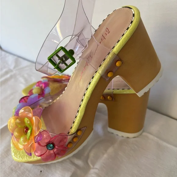 Betsey Johnson Floryn Open Toe Sandals Size 10 – Worn Once - near new - Picture 8 of 15